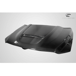 2019-2025 Dodge Ram 1500 Carbon Creations SRT Ram Air Hood - 1 Piece image - 3
