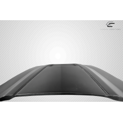 2019-2025 Dodge Ram 1500 Carbon Creations SRT Ram Air Hood - 1 Piece image - 6