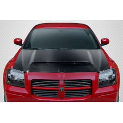 2005-2007 Dodge Magnum Carbon Creations Demon Look Hood - 1 Piece image - 1