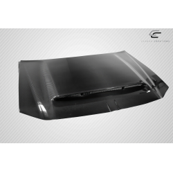 2005-2007 Dodge Magnum Carbon Creations Demon Look Hood - 1 Piece image - 4