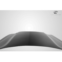 2005-2007 Dodge Magnum Carbon Creations Demon Look Hood - 1 Piece image - 6