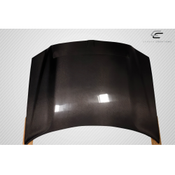 2005-2007 Dodge Magnum Carbon Creations Demon Look Hood - 1 Piece image - 7