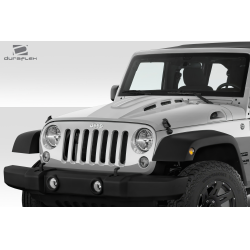 2007-2018 Jeep Wrangler JK Duraflex AVG Hood - 1 Piece image - 3