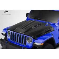 2007-2018 Jeep Wrangler JK Avenger Hood - 1 Piece image - 10