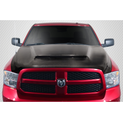 2009-2018 Dodge Ram 1500 Carbon Creations Demon Look Hood - 1 Piece image - 1