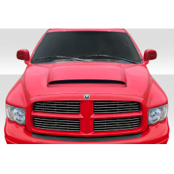 2002-2008 Dodge Ram 1500 2500 3500 Duraflex Demon Look Hood - 1 Piece image - 1