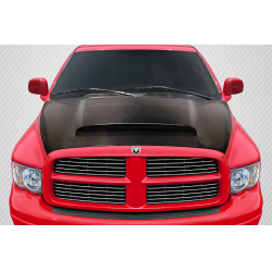 2002-2008 Dodge Ram 1500 2500 3500 Carbon Creations Demon Look Hood - 1 Piece image - 1