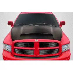 2002-2008 Dodge Ram 1500 2500 3500 Demon Look Hood - 1 Piece image - 1