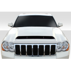 2005-2010 Jeep Grand Cherokee Duraflex Demon Look Hood - 1 Piece image - 1