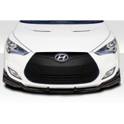 2012-2017 Hyundai Veloster Non Turbo Duraflex EBS Front Lip Spoiler - 3 Piece image - 1