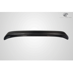 2010-2013 Mazda 3 Carbon Creations Turbo Look Rear Roof Wing Spoiler - 1 Piece image - 3