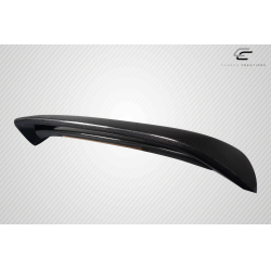 2010-2013 Mazda 3 Carbon Creations Turbo Look Rear Roof Wing Spoiler - 1 Piece image - 4