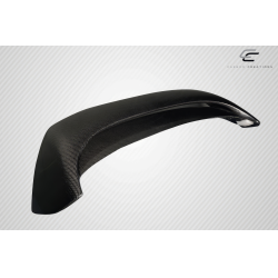2010-2013 Mazda 3 Carbon Creations Turbo Look Rear Roof Wing Spoiler - 1 Piece image - 6