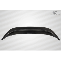 2010-2013 Mazda 3 Carbon Creations Turbo Look Rear Roof Wing Spoiler - 1 Piece image - 7