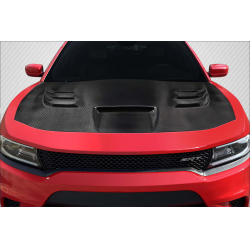 2015-2023 Dodge Charger Carbon Creations Viper Hood - 1 Piece image - 1