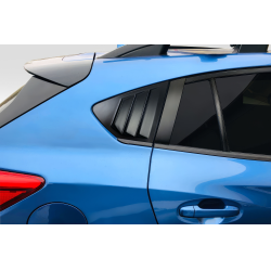 2018-2023 Subaru XV Crosstrek Duraflex Fennec Outdoors Edition Rear Window Scoops - 2 Piece image - 1