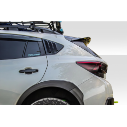 2018-2023 Subaru XV Crosstrek Duraflex Fennec Outdoors Edition Rear Window Scoops - 2 Piece image - 3