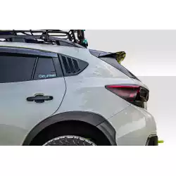 2018-2023 Subaru XV Crosstrek Fennec Outdoors Edition Rear Window Scoops - 2 Piece image - 9