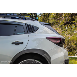 2018-2023 Subaru XV Crosstrek Duraflex Fennec Outdoors Edition Rear Window Scoops - 2 Piece image - 4