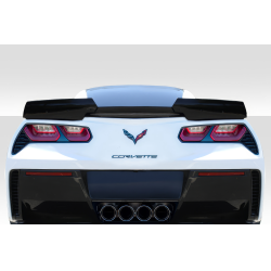 2014-2019 Chevrolet Corvette C7 Duraflex Wickerbill Rear Wing Spoiler - 3 Piece image - 1