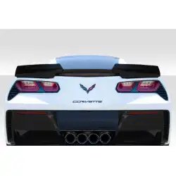 2014-2019 Chevrolet Corvette C7 Wickerbill Rear Wing Spoiler - 3 Piece image - 1