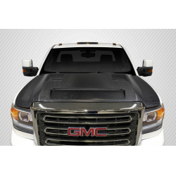 2015-2019 GMC Sierra 2500 3500 Heavy Duty Carbon Creations RKS Hood - 1 Piece image - 1