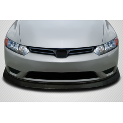 2006-2008 Honda Civic 2DR Carbon Creations MDF Front Lip Under Spoiler - 1 Piece image - 1