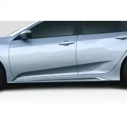 2016-2021 Honda Civic 4DR Type M Side Skirts Rocker Panels - 2 Piece image - 1