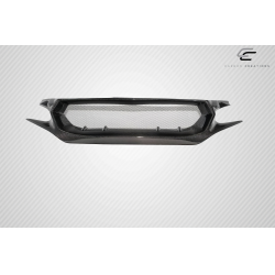 2016-2021 Honda Civic Carbon Creations Type JS Grille - 1 Piece image - 3