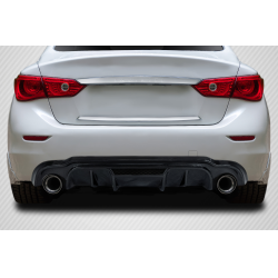 2014-2017 Infiniti Q50 Carbon Creations Lightspeed Rear Diffuser - 1 Piece image - 1