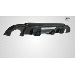 2014-2017 Infiniti Q50 Carbon Creations Lightspeed Rear Diffuser - 1 Piece image - 4