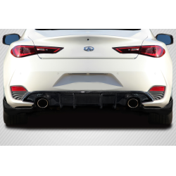2017-2022 Infiniti Q60 Carbon Creations J Spec Rear Diffuser - 3 Piece image - 1