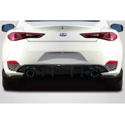 2017-2022 Infiniti Q60 J Spec Rear Diffuser - 3 Piece image - 1
