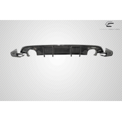 2017-2022 Infiniti Q60 Carbon Creations J Spec Rear Diffuser - 3 Piece image - 2