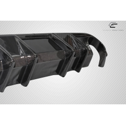 2017-2022 Infiniti Q60 Carbon Creations J Spec Rear Diffuser - 3 Piece image - 8