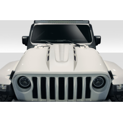 2018-2025 Jeep Wrangler JL Gladiator JT Duraflex Energy Hood - 1 Piece image - 1