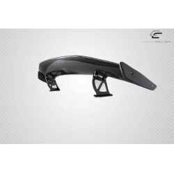 2014-2023 Porsche Cayman 718 Carbon Creations GT4 Look Rear Wing Spoiler - 3 Piece image - 3