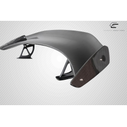 2014-2023 Porsche Cayman 718 Carbon Creations GT4 Look Rear Wing Spoiler - 3 Piece image - 6