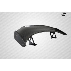 2014-2023 Porsche Cayman 718 Carbon Creations GT4 Look Rear Wing Spoiler - 3 Piece image - 7