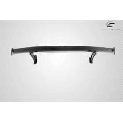 2014-2023 Porsche Cayman 718 Carbon Creations GT4 Look Rear Wing Spoiler - 3 Piece image - 8