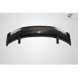 2014-2023 Porsche Cayman 718 Carbon Creations GT4 Look Rear Wing Spoiler - 3 Piece image - 9