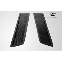 Universal Carbon Creations Race Hood Louver Vents - 2 Piece image - 4
