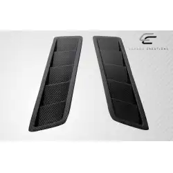 Universal Race Hood Louver Vents - 2 Piece image - 4
