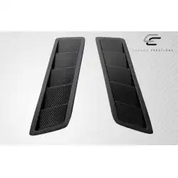 Universal Race Hood Louver Vents - 2 Piece image - 6