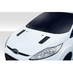 Universal Duraflex Race Hood Louver Vents - 2 Piece image - 1