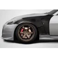 2003-2008 Nissan 350Z Z33 AMS GT2 Front Fenders (+12mm) - 2 Piece image - 1