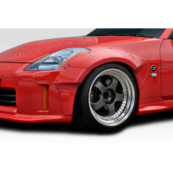 2003-2008 Nissan 350Z Z33 Duraflex SDS Front Fender Flares (+45mm) - 4 Piece image - 3