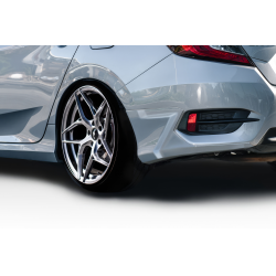 2016-2021 Honda Civic 4DR Duraflex HFP Look Rear Lip Add On - 2 Piece (S) image - 1
