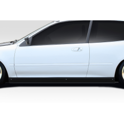1992-1995 Honda Civic 2DR / HB Duraflex Time Attack Side Skirt Rocker Panels - 2 Piece image - 1