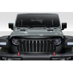 2018-2025 Jeep Wrangler JL Gladiator JT Duraflex Predator Grille - 1 Piece image - 1